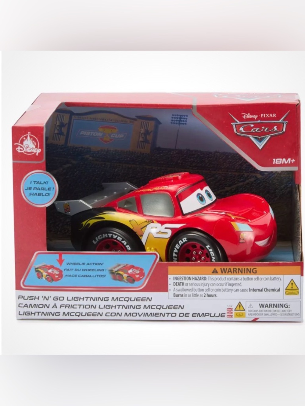 Lightning McQueen Push 'N' Go
Talking Vehicle